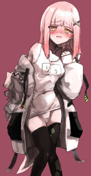 1girl blush character_request pink_hair simple_background swimsuit tagme tears yunuki_uta