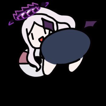 1girl :d among_us_twerk_(meme) animated animated_gif artist_request bad_link blue_archive halo hina_(blue_archive) hina_(swimsuit)_(blue_archive) holding holding_swim_ring innertube looking_at_viewer looking_back lowres meme open_mouth purple_halo smile solo swim_ring transparent_background white_hair