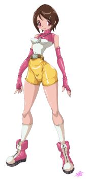 annetakamakifan artist_name blush breasts digimon digimon_adventure_02 looking_at_viewer pink_eyes transparent_background yagami_hikari