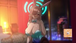 1boy 1girl acefish aftersex animal_ear_hairband animal_ears animated arm_grab ass asuna_(blue_archive) asuna_(bunny)_(blue_archive) audible_speech bare_shoulders bed_sheet black_pantyhose blonde_hair blue_archive blue_eyes blue_halo blue_leotard blush breasts breasts_out cityscape clitoral_stimulation closed_eyes clothed_female_nude_male covered_navel dark-skinned_male dark_skin detached_collar english_audio fake_animal_ears fellatio grabbing_another&#039;s_breast groping hair_over_one_eye hairband halo hetero hotel_room implied_ejaculation indoors jellyfishjubilee large_breasts leotard long_hair mole mole_on_breast night nipples nude official_alternate_costume open_mouth oral pantyhose playboy_bunny pussy rabbit_ears sex sex_from_behind sheet_grab sitting sitting_on_lap sitting_on_person smile sound tagme teeth thighs video voice_actor window