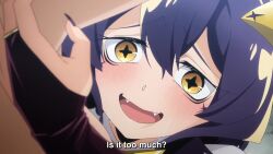 4girls ahoge animated anime_screenshot armpits ass bdsm blonde_hair blue_dress blue_eyes blue_hair blush bondage bound breasts clenched_teeth covered_erect_nipples doll dress drill_hair elbow_gloves feet femdom frilled_dress frills gloves grabbing_another's_arm groin hair_ornament hair_ribbon hair_scrunchie hand_on_another's_thigh highres hiiragi_utena horns large_breasts laughing long_hair lying magia_azure magia_magenta magia_sulfur mahou_shoujo_ni_akogarete medium_breasts multiple_girls nail_polish navel on_floor one_eye_closed open_mouth panties pants pasties pink_dress pink_gloves pink_hair pink_panties pink_ribbon pink_scrunchie purple_hair purple_nails red_eyes restrained ribbon scrunchie shirt sideboob sidelocks sound spread_legs star-shaped_pupils star_(symbol) star_pasties stomach subtitled symbol-shaped_pupils teeth thighhighs thighs tickle_torture tickling top-down_bottom-up torn_clothes twin_drills underwear video white_dress white_panties white_shirt wings yellow_eyes yellow_ribbon yellow_thighhighs yuri