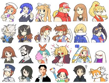 Rule 34 | .hack//, .hack//games, 6+boys, 6+girls, ?, absurdres, adeleine, air (visual novel), akatsuki blitzkampf, anger vein, animal ears, annotated, aqua eyes, aqua hair, ascot, asymmetrical sleeves, ayase asagi, back bow, bandaged arm, bandaged neck, bandages, baseball cap, beard, beret, black dress, black eyes, black gloves, black hair, black jacket, black necktie, blonde hair, bloodstained: ritual of the night, bloodstained (series), blue coat, blue eyes, blue hair, blue sailor collar, blue vest, book, bow, bowtie, braid, breakers, breast tattoo, breasts, brown eyes, brown hair, brown shirt, ciel (tsukihime), cleavage, club (shape), coat, collared vest, colored sclera, confused, cross, curly hair, demiserf (madou monogatari), dougi, doukutsu monogatari, dress, drink carton, drinking, drinking straw, drinking straw in mouth, en-eins, en-eins kanzen sekai, expressionless, eyewear on head, facial hair, fang, fatal fury, feather trim, final fight, finger to own chin, fingerless gloves, food, fox, freckles, fujiyoshi harumi, fuyukawa kokoro, gem, genryuusai maki, glass, gloves, googly eyes, gradient hair, green dress, groove on fight, hair over one eye, hair ribbon, hair slicked back, hana to taiyou to ame to, hand up, hat, headband, headwear writing, hibiki ran, high ponytail, highres, higurashi no naku koro ni, hikarizaka private high school uniform, holding, holding book, holding ice cream cone, holding juice box, holding paint palette, holding paintbrush, horns, ice cream, ice cream cone, jacket, jester cap, juice box, justice gakuen, kaiki deishuu, kamio misuzu, king (cave story), kirby (series), long hair, long sleeves, looking back, low poly, madou monogatari, mahou tsukai no yoru, melty blood, miriam (bloodstained), mismatched sleeves, mistral (.hack//), mondo sumio, monogatari (series), multicolored hair, multiple boys, multiple girls, mustache, necktie, night of wallachia, ninja, nintendo, one eye closed, ononoki yotsugi, open mouth, orange dress, orange fur, orange hair, orange hat, paint palette, paintbrush, pale skin, parted bangs, pink bow, pink bowtie, pink hair, pink sclera, pointy ears, police, police hat, police uniform, policewoman, ponytail, portrait, puffy short sleeves, puffy sleeves, purple bow, purple bowtie, purple shirt, puyopuyo, rabbit ears, reaching, reaching towards viewer, red eyes, red hair, red hat, red headband, red shirt, red vest, remember11, ribbon, ryuuguu rena, sailor collar, sayonara zetsubou sensei, scar, scar on face, school uniform, serafuku, sharp teeth, shiritsu justice gakuen, shirt, shizuki soujuurou, short hair, short sleeves, side ponytail, sidelocks, single horn, smile, soft serve, solis r8000, sonic (series), spdcooler, spiked hair, spoken expression, suit jacket, sweatdrop, tails (sonic), tattoo, teeth, terry bogard, the king of fighters, thumbs up, tia langray, tinted eyewear, tongue, tongue out, tsukihime, turtleneck, twintails, v-shaped eyebrows, vest, white-framed eyewear, white ascot, white dress, white fur, white gloves, white hair, white sailor collar, white shirt, winter clothes, winter coat, yellow eyes, yotsubato!, yuri sakazaki