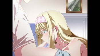 1boy 1girl aftersex age_difference animated awakoto_(awakotoya) blush breasts brother_and_sister completely_nude couch cum cum_in_pussy cumdrip headband heavy_breathing highres incest large_breasts long_hair nude on_couch onee-shota open_mouth original ova shota siblings smile steaming_body sweat tagme video