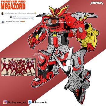6+boys alternate_universe andros_(power_rangers) arm_guards armor aurico_(power_rangers) belt bodysuit boots carter_grayson character_request cole_evans daizyuzin dino_buckler dino_megazord eric_myers galaxy_red gloves helmet highres jason_lee_scott leo_corbett mecha mighty_morphin_alien_rangers mighty_morphin_power_rangers mighty_morphin_red_ranger multiple_boys power_rangers power_rangers_in_space power_rangers_lightspeed_rescue power_rangers_lost_galaxy power_rangers_time_force power_rangers_turbo power_rangers_wild_force power_rangers_zeo quantum_ranger red_aquitar_ranger red_bodysuit red_lightspeed_ranger red_lion_ranger red_space_ranger red_turbo_ranger red_wild_force_ranger retro_artstyle robot roheemura_art t.j._johnson time_force_red tokusatsu tommy_oliver tyranno_ranger wesley_collins zeo_ranger_v_red