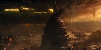 apocalypse city destruction elemental_(creature) embers epic fire giant giant_monster godzilla:_king_of_the_monsters godzilla_(series) kaiju lava legendary_pictures lightning monster monsterverse pterosaur real_world_location rodan smoke storm toho tornado united_states_capitol washington_d.c.
