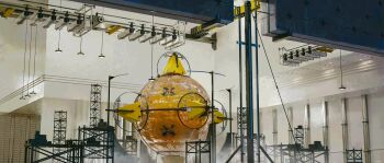 3d blender_(medium) ceiling_light commentary hashtag-only_commentary highres industrial machinery no_humans original red-null scaffolding scenery science_fiction