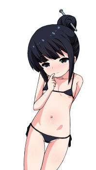 1girl blush female_focus highres kunoichi_tsubaki_no_mune_no_uchi loli looking_at_viewer mokuren_(kunoichi_tsubaki_no_mune_no_uchi) simple_background solo tagme upper_body