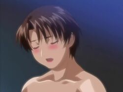 00s 1boy 1girl 2002 animated ass bed blush bouncing_breasts breasts brown_eyes brown_hair cowgirl_position cum cum_in_pussy grabbing_own_breast injuu_gakuen_la_blue_girl injuu_gakuen_la_blue_girl:_fukkatsu_hen interior large_breasts midou_miyu moaning nipples nude orgasm pubic_hair pumping sex short_hair sound straddling tagme uncensored vaginal video