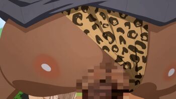 1boy 2020 20s animated animated_gif ass blonde_hair breasts censored clothing_aside cowgirl_position dark_skin fat fat_man ganguro gyaru huge_ass large_breasts large_penis leopard_panties mind_control nipples panties panties_aside penis pervert pink_panties pleated_skirt rei_(sexfriend_gakuen) sex sexfriend_gakuen shiny_skin skirt straddling tagme takeshi_ookubo thong ugly_bastard ugly_male underwear vaginal