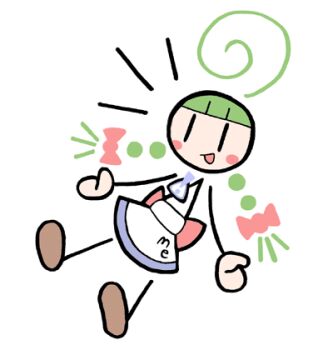 Rule 34 | 1girl, ahoge, amazake (manuke no oukoku), apron, back bow, bad link, black eyes, blue dress, blunt bangs, blush stickers, bow, braid, brown shoes, detached arm, detached legs, disembodied head, disembodied legs, dress, flat color, full body, futaba channel, green hair, hair bow, huge ahoge, legs apart, long hair, low-braided long hair, low-tied long hair, low twin braids, low twintails, lowres, maid, maid apron, me-tan, no nose, notice lines, open hanbok, open mouth, os-tan, print apron, red bow, shoes, solid oval eyes, solo, clothes writing, thick lineart, toon (style), triangle ornament, twin braids, twintails, white apron