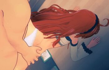 1boy 1girl 3d against_wall age_difference animated antenna_hair backboob bare_shoulders black_hairband black_shirt breasts clothes_lift clothing_cutout cowboy_shot eris_greyrat fat fat_man from_behind functionally_nude grabbing_another's_ass groping hairband hetero indoors koikatsu_(medium) leg_up loli long_hair long_sleeves looping_animation mushoku_tensei no_bra panties pepperbox red_hair shirt shirt_lift shoulder_cutout size_difference small_breasts solo_focus split standing standing_on_one_leg tagme twisted_torso two-tone_shirt underwear video white_panties white_shirt