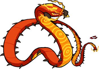 animal_focus bug centiskorch commentary_request dynamax fire full_body gen_8_pokemon gigantamax gigantamax_centiskorch kawaanago nintendo no_humans pokemon pokemon_(creature) pokemon_focus red_clouds solo transparent_background