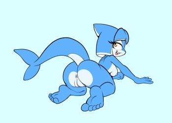 1girl ass highres nipples nude pussy sonic_(series) tempest_the_dolphin