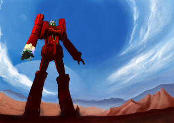 1980s_(style) densetsu_kyojin_ideon ideon mecha oldschool retro_artstyle robot tagme takemaru08