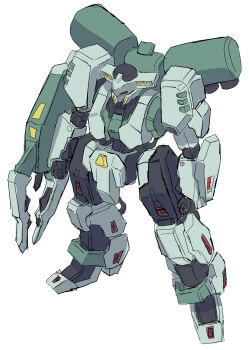 Rule 34 | absurdres, beam cannon, beam rifle, bolinoak sammahn, commentary request, energy gun, gundam, highres, hizumi ms, mecha, mecha focus, mobile suit, no humans, one-eyed, red eyes, redesign, robot, science fiction, shield, titans (gundam), weapon, white background, zeta gundam