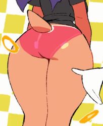 1girl animated ass ass_focus bouncing_ass from_behind looping_animation rouge_the_bat sonic_(series) sonic_the_hedgehog spanked spanking tagme video wamudraws