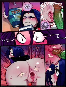 dc_comics highres portal_object portal_sex teen_titans teen_titans_(beast_boy) teen_titans_(jinx) teen_titans_(raven)