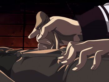 00s 1boy 1girl 2004 age_difference animated animated_gif anime_screenshot bible_black bible_black_new_testament brown_hair fellatio hair_ribbon handjob hetero licking licking_penis older_male_and_younger_female oral oshima_takeshi penis ribbon school_uniform shin_bible_black tagme teacher_and_student tongue tongue_out toudou_yuki twintails uncensored vice_principal