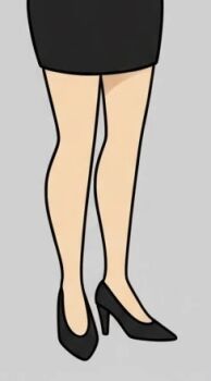 bare_legs business_suit cynthia_(pokemon) formal_clothes high_heels legs lower_body lowres miniskirt non-web_source skirt spread_legs suit