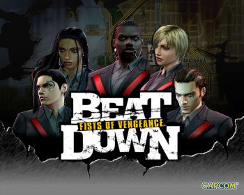 2girls 3boys aaron beat_down_fists_of_vengeance capcom everyone gina jason_g lola_(beat_down) multiple_boys multiple_girls raven_(beat_down)