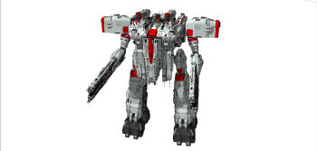 3d arm_cannon atomicgenjin choujikuu_yousai_macross commentary concept_art energy_cannon english_commentary highres machinery macross mecha no_humans original prototype_design realistic redesign robot science_fiction sdf-1 spacecraft storm_attacker weapon white_background