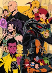 aquaman_(dc) aquaman_(series) arthur_curry barry_allen beast_boy_(dc) black_manta circe_(mythology) clark_kent cyborg cyborg_(dc) dc_comics deathstroke diana_prince dick_grayson donna_troy eobard_thawne green_lantern green_lantern_(series) hal_jordan highres justice_league koriand&#039;r lex_luthor nightwing nightwing_(dc) reverse_flash sinestro slade_wilson starfire superman superman_(series) teen_titans the_flash the_flash_(series) victor_stone wally_west wonder_girl wonder_woman wonder_woman_(series)