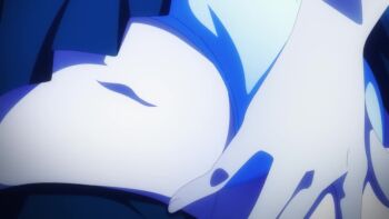 2girls animated ass black_hair blue_hair blush breasts closed_eyes ezo_yakumo female_focus grabbing_another's_ass grabbing_another's_breast grabbing_from_behind gradient_hair groping looking_at_viewer mato_seihei_no_slave medium_breasts medium_hair multicolored_hair multiple_girls nipples open_mouth panties red_eyes surprised tagme tsukiyono_bell underwear video yuri