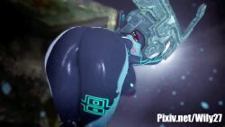 1girl 3d alternate_breast_size animated artist_name ass ass_grab ass_shake black_skin bouncing_ass breasts clapping colored_sclera colored_skin helmet koikatsu_(medium) large_breasts long_hair looking_at_viewer looking_back lying midna multicolored_skin naughty_face nintendo one_eye_covered orange_hair pointy_ears red_eyes shiny_skin shortstack solo sound split tagme the_legend_of_zelda the_legend_of_zelda:_twilight_princess thick_thighs thighs twerking two-tone_skin video wily27 yellow_sclera