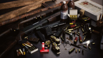 .223_remington 12-gauge 3d 9x19mm_parabellum ammunition battery beretta beretta_92 beretta_92fs_centurion blood bolt-action_rifle bolt_action bottle box bullet shell_casing evelyn_schwab fire first_aid_kit flashlight gun handgun handgun_cartridge highres hunting_rifle ice_pick industrial_pipe intermediate_cartridge key kitchen_knife knife konami lighter magazine_(weapon) medicine military_cartridge nail_(hardware) no_humans pistol pistol_cartridge pump-action_shotgun pump_action radio reflection remington_870 remington_arms rifle rifle_cartridge rust shell_casing shotgun shotgun_shell silent_hill_(series) silent_hill_2 wallet weapon winchester_model_70 winchester_repeating_arms_company