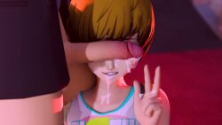 1boy 1girl 3d adachi_tooru after_rape age_difference amateurthrowaway animated atlus audible_internal_cumshot audible_ejaculation barefoot bed bed_sheet bike_shorts blackmail blender bottomless bouncing_breasts breasts brown_eyes brown_hair cheating cheating_(relationship) clothed_sex constricted_pupils cum cum_in_pussy cum_on_body cum_string ejaculation facial feet forced hetero highres instant_loss jacket kneeling large_penis looking_at_penis loving_it lying mating_press medium_breasts mind_break missionary netorare official_style older_male_and_younger_female on_back on_bed penis penis_awe penis_on_face penis_over_eyes persona persona_4 pillow rape rough_sex satonaka_chie sex short_hair skinny sound surprised tagme testicles toes tohru_adachi tomboy v vaginal video