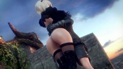 1boy 1girl 20s 2b_(nier:automata) 3d 9s_(nier:automata) age_difference android animated ass ass_focus ass_grab back backless_dress backless_outfit black_dress black_gloves black_jacket black_shorts black_thighhighs blindfold boots breasts cloud cloudy_sky dress dutch_angle erection face_to_breasts feather-trimmed_sleeves feather_trim feathers frottage gloves hetero highleg highleg_leotard highres hug huge_ass jacket juliet_sleeves leaf leotard long_sleeves looping_animation medium_breasts moaning nier:automata nier_(series) noname55 outdoors penis penis_out platinumgames puffy_sleeves rubbing short_guy short_hair shorts shota size_difference skirt sky solo_focus sound source_filmmaker_(medium) square_enix squishing standing sunset tall_female taller_female thigh_boots thigh_sex thighhighs thighhighs_under_boots thighs tree uncensored unworn_skirt video wall white_hair white_leotard