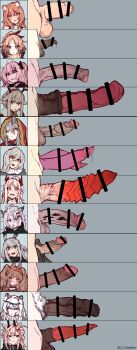 6+futa :t absurdres ambriel_(arknights) angelina_(arknights) animal_ear_fluff animal_ears animal_penis antlers arknights bar_censor beige_sweater black_bow black_gloves black_jacket blood blue_eyes blush bow braid brown_eyes brown_hair censored chart closed_mouth comparison deer_antlers deer_ears deer_girl dragon_horns earthspirit_(arknights) erection expressionless extra_ears extra_penises feather_hair female_pubic_hair firewatch_(arknights) foreskin fox_ears fur-trimmed_hood fur_trim futanari gloves goat_ears goat_girl goat_horns gravel_(arknights) green_jacket grey_background grey_hair hair_between_eyes hair_bow hair_ornament hairband hairclip halo heart heart-shaped_pupils highres hood hood_up horns horse_penis jacket lappland_(arknights) large_testicles long_hair looking_at_viewer material_growth messy_hair mirin_chikuwa multicolored_hair multiple_futa nian_(arknights) no_headwear nosebleed open_mouth orange_hair oripathy_lesion_(arknights) penis penis_chart penis_grab penis_size_difference phimosis pinecone_(arknights) pink_hair pointy_ears ponytail portrait pout pramanix_(arknights) precum projekt_red_(arknights) pubic_hair purple_eyes rabbit_ears red_eyes red_hair red_jacket ribbed_sweater savage_(arknights) side_ponytail simple_background small_penis snow_leopard_ears specter_(arknights) spiked_penis streaked_hair sweatdrop sweater symbol-shaped_pupils testicles tiara turtleneck turtleneck_sweater twintails v-shaped_eyebrows veins veiny_penis white_hair wolf_ears yellow_eyes