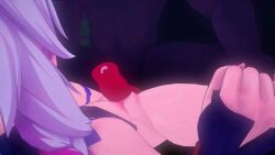 1boy 1girl 3d animal_penis animated ass blender_(medium) blush breasts citlali_(genshin_impact) cum cum_in_pussy cum_on_body cum_on_breasts cum_on_hair cum_on_lower_body cum_on_upper_body dog_penis ejaculation erection facial female_focus genshin_impact heikeluxur highres hilichurl_(genshin_impact) knotted_penis knotting looking_at_penis looking_up medium_breasts medium_hair night nipples open_mouth outdoors penis precum purple_eyes purple_hair pussy sex sound spread_legs sweat tagme uncensored vaginal video wet