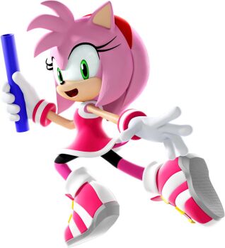 1girl 3d amy_rose amy_rose_(summer_sports) animal_ears animal_nose bike_shorts body_fur dress female_focus flat_chest from_side full_body furry furry_female gloves green_eyes hairband hand_up happy holding holding_relay_baton looking_at_viewer mario_&amp;_sonic_(series) mario_&amp;_sonic_at_the_rio_2016_olympic_games official_art open_mouth outstretched_arm pink_dress pink_fur pink_hair pink_shoes red_hairband relay_baton running shoes short_dress short_hair sidelocks simple_background sleeveless sleeveless_dress smile solo sonic_(series) spread_fingers tail third-party_source white_background white_gloves white_trim