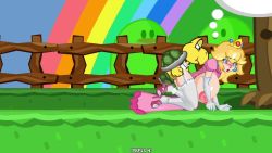 1girl anal animated ass blonde_hair blue_eyes bouncing_breasts breasts cowgirl_position crown cum doggystyle dress earrings elbow_gloves flash flash_game garter_straps girl_on_top gloves goomba high_heels huge_breasts ivan-aedler jewelry koopa_troopa long_hair mario_(series) nintendo nipples penis princess_peach pussy reverse_cowgirl_position sex sex_from_behind straddling super_mario_bros._1 text_focus thighhighs toad_(mario) uncensored video white_gloves white_thighhighs yoshi