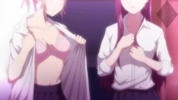 1boy 3girls animated ass blonde_hair blue_eyes breasts brown_hair hamazaki_reina harem imaizumi_(imaizumin-chi) imaizumin imaizumin-chi imaizumin-chi_wa_douyara_gal_no_tamariba_ni_natteru_rashii imaizumin_keita kurumisaka_ruri multiple_girls nori_gorou nude pianotaku_entertainment pink_eyes purple_eyes purple_hair sasaki_yukina sex spanish_commentary t-rex_(animation_studio) tagme underwear vaginal video