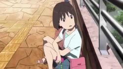 animated anime_screenshot brown_eyes brown_hair commentary earthquake english_commentary highres onozawa_mirai sound tagme tokyo_magnitude_8.0 video