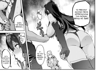 1girl 3koma areola_slip aroused ass ass_focus blackened_aki blank_eyes blush breasts cameltoe change_in_common_sense clueless comic covered_erect_nipples curvy earrings gluteal_fold grabbing_another&#039;s_breast groping heavy_breasts heavy_breathing huge_ass huge_breasts human_sex_toy hypnosis hypnotized_female hypnotized_personality_change in_heat japanese_clothes jewelry large_areolae large_breasts long_hair maken-ki! mature_female miko mind_alteration mind_break mind_control multiple_views nijou_aki nipple_stimulation nipple_tweak oblivious_to_hypnosis official_art orgasm pendulous_breasts pussy pussy_juice speech_bubble sweat takeda_hiromitsu thick_thighs thighhighs thighs thong ugly_bastard unbothered wide_hips