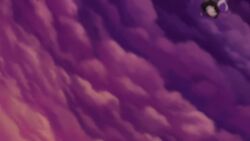 1boy 1girl akiba&#039;s_trip akiba&#039;s_trip_the_animation animated ass blue_hair blush breasts brown_hair covering_breasts covering_crotch covering_privates defeat denkigai_tamotsu embarrassed highres long_hair nude red_eyes sound striped_clothes tagme video white_hair