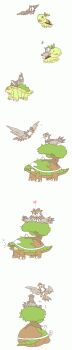 00s bad_id bad_pixiv_id bird comic evolution gen_4_pokemon grotle heart highres long_image musical_note nintendo no_humans pokemon pokemon_(creature) pokemon_dppt quaver silent_comic simple_background staraptor staravia starly tall_image torterra tree turtwig yo_mo
