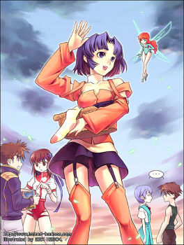 ... 2004 aqua_leotard aqua_shoes aqua_sleeves archived_source arm_at_side artist_name ayanami_rei bare_arms bare_legs bare_shoulders basket black_garter_straps black_shorts blue_dress blue_eyes blue_hair blue_hairband blue_jacket blue_sky blunt_bangs blunt_ends book bow brown_eyes brown_hair brown_pants character_request cloud collared_shirt commentary_request copyright_request covered_collarbone covered_navel crossover curtained_hair detached_sleeves dress expressionless fairy fairy_wings flats garter_straps green_tank_top gundam gundam_wing h2so4 hairband hand_on_own_hip heero_yuy high_collar holding holding_basket holding_book jacket korean_commentary leotard light_particles long_sleeves medium_hair neon_genesis_evangelion open_hand open_mouth orange_sleeves orange_thighhighs orange_vest pants parted_bangs pleated_dress pointing ponytail profile red_bow red_hair red_leotard shirt shoes short_hair shorts sideburns sky sleeve_cuffs socks speech_bubble standing straight_hair takaya_noriko tank_top teeth thighhighs top_wo_nerae! top_wo_nerae!_(series) turtleneck turtleneck_shirt upper_teeth_only vest watermark web_address white_pants white_shirt white_sleeves white_socks wing_collar wings yellow_shirt yellow_sleeves