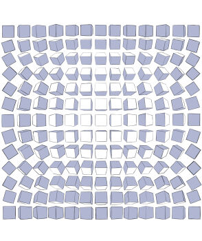 Rule 34 | 25 perspective box exercise, abstract, cube, deadnooodles, geometry, highres, math, no humans, original, simple background, square, template, white background