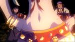 animated anime_screenshot ass black_hair bouncing_breasts bracelet breasts butt_crack choker cleavage code_geass code_geass:_boukoku_no_akito dancer dancing earrings gypsy jewelry kousaka_ayano large_breasts midriff navel video