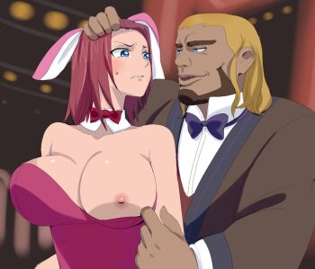 1boy 1girl breasts code_geass daa_(blame2212) kouzuki_kallen large_breasts