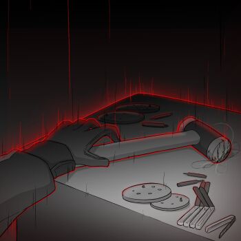 1girl 743_(743rd_bat) aoba_(blue_archive) blue_archive disc gloves hammer long_sleeves solo