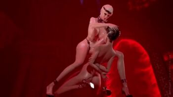 1futa 1girl 3d affect3d animated animated_gif arms_behind_back ass blonde_hair bloodlust_cerene_-_royal_descent breasts brown_hair candle cerene_(miro) deepthroat fellatio futa_with_female futanari hands_on_another&#039;s_head high_heels huge_penis jewelry kneeling large_breasts long_hair nipples nude oral penis portal_(object) shoes sophia_(miro) standing testicles uncensored white_hair