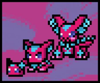 black_eyes claws digimon digimon_(creature) elizamon evolutionary_line hekino_official oridigi ribbon tail