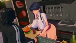 2girls 3boys 3d age_difference animated beach bikini breasts burger cheating_(relationship) cunnilingus english_text exhibitionism hetero japs8005 koikatsu_(medium) koikatu komi-san_wa_komyushou_desu komi_shouko komi_shuuko large_breasts mask mother_and_daughter multiple_boys multiple_girls netorare onee-shota oral panties public_indecency pussy ribbon school_uniform shaking shota skirt speech_bubble stealth_cunnilingus stealth_sex swimsuit thighs tongue track_suit underwear video