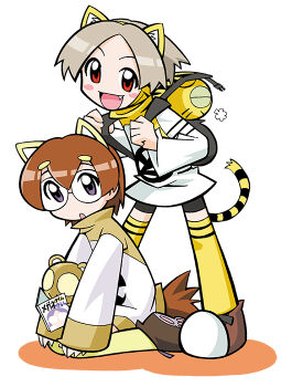 animal animal_ear_fluff animal_ear_hood animal_ears animal_on_lap animal_print bag bike_shorts black_outline black_tail blush_stickers book brown_footwear brown_tail brown_trim closed_eyes coco_(toranoana) collared_dress collared_shirt colored_inner_hair colored_sclera cub detached_hood double_horizontal_stripe dress fake_animal_ears fang full_body glasses glasses_kauberu_kotora green_sclera grey_shorts holding holding_bag hood horizontal-striped_sleeves horizontal-striped_thighhighs kotora_(toranoana) leaning_forward legs_apart light_brown_hair logo_print long_shirt long_sleeves looking_at_another looking_at_viewer looking_up mukku_(mook-tv) multicolored_hair no_pupils official_art on_lap open_book open_mouth outline parted_bangs paw_shoes print_bag print_dress print_shirt puff_of_air red_eyes rimless_eyewear round_eyewear second-party_source seiza shadow shirt short_hair shorts simple_background sitting smilo_(toranoana) standing straight_hair striped_clothes striped_fur striped_shirt striped_sleeves striped_tail striped_thighhighs tail thighhighs tiger tiger_ears tiger_girl tiger_print tiger_tail tongue tora_da_yo. toranoana triple_horizontal_stripe turtleneck turtleneck_shirt very_short_hair white_background white_dress white_shirt white_sleeves wide_sleeves yellow_collar yellow_fur yellow_hood yellow_sclera yellow_tail