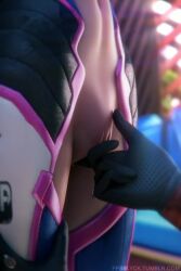 2girls 3d animated clitoris closed_eyes cunnilingus d.va_(overwatch) fingering fpsblyck gloves groin highres kiss licking mercy_(overwatch) moaning multiple_girls oral overwatch overwatch_1 pussy pussy_focus sound tagme tongue tongue_out video yuri